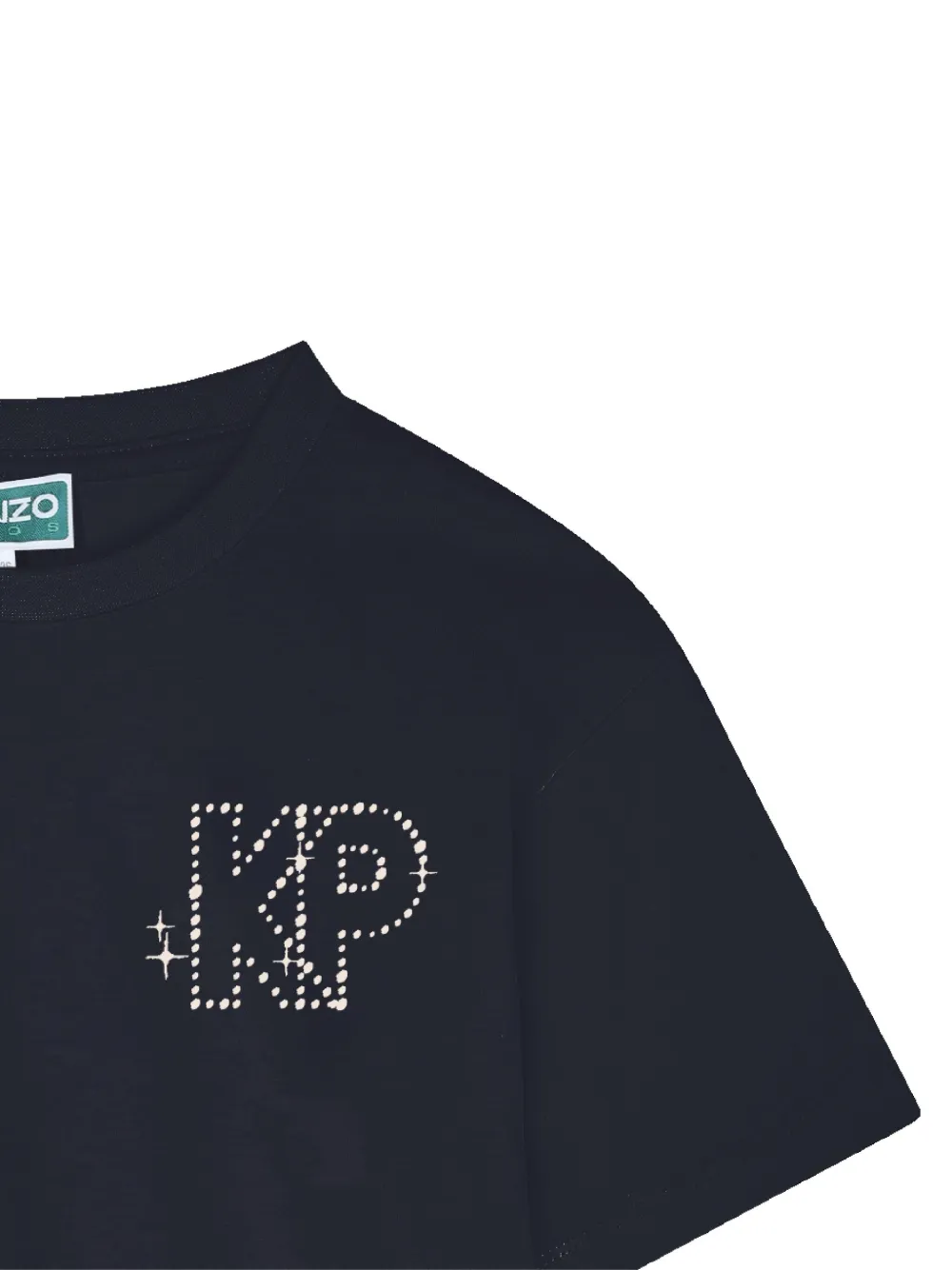 Kenzo Kids T-shirt verfraaid met logo Blauw