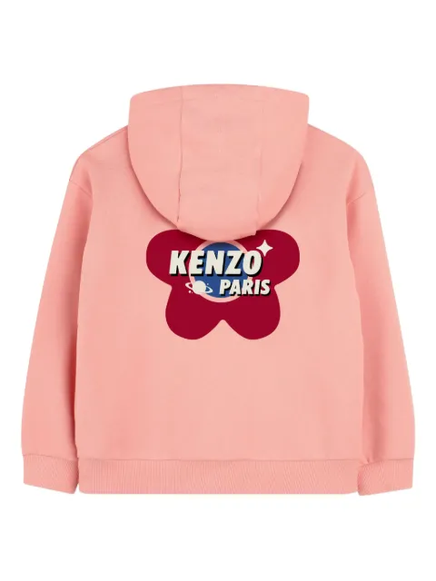 Kenzo Kids floral-print hoodie
