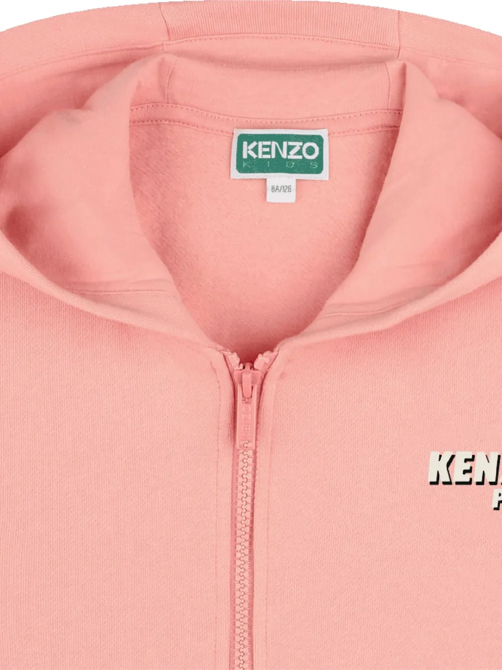 Kenzo Kids Hoodie met bloemenprint Roze