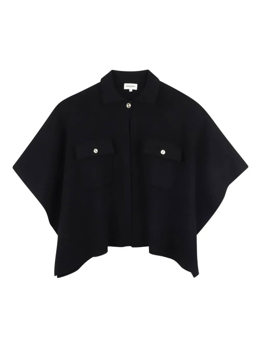 SONIA RYKIEL ENFANT button-up cape | Black | Image 1