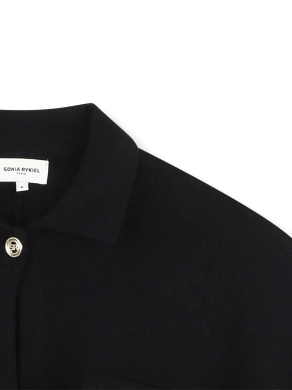 Sonia Rykiel Enfant Button-up Cape In Black