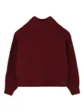 Michael Kors Kids ribbed roll-neck sweater - Red