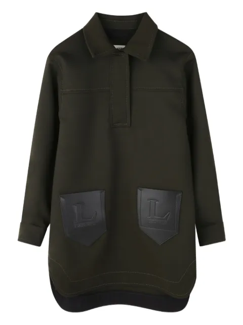 Lanvin Enfant polo-collar long-sleeve dress