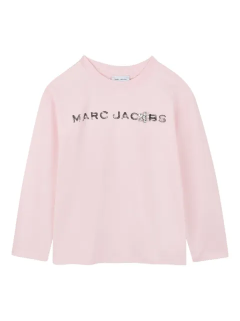 Marc Jacobs Kids logo-print long-sleeve top