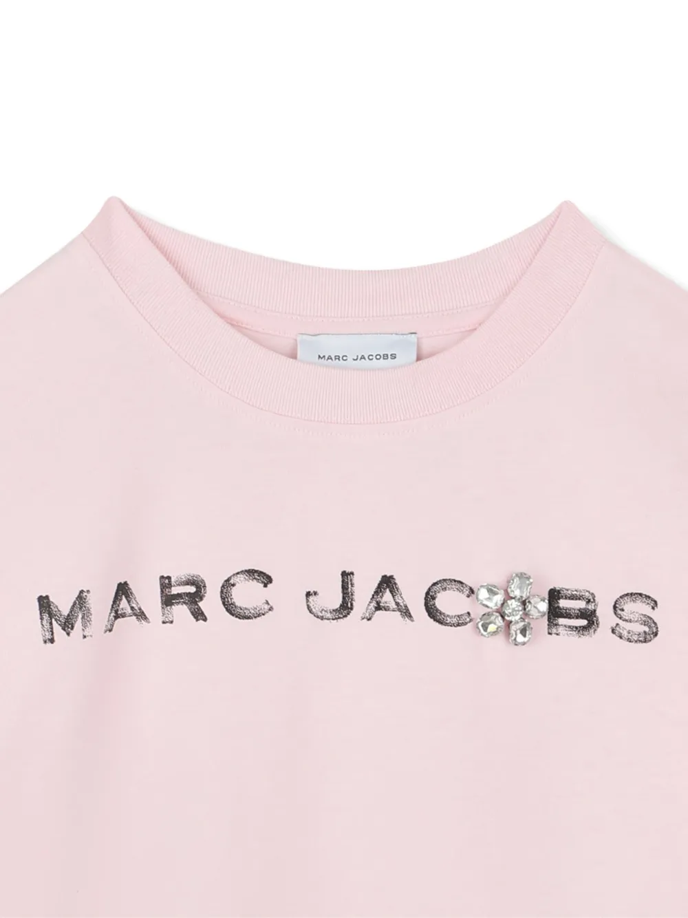 Marc Jacobs Kids Top met logoprint Roze