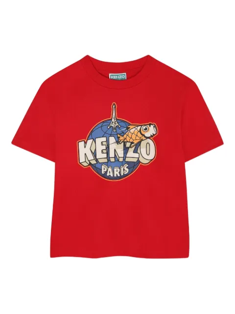 Kenzo Kids graphic-logo T-shirt