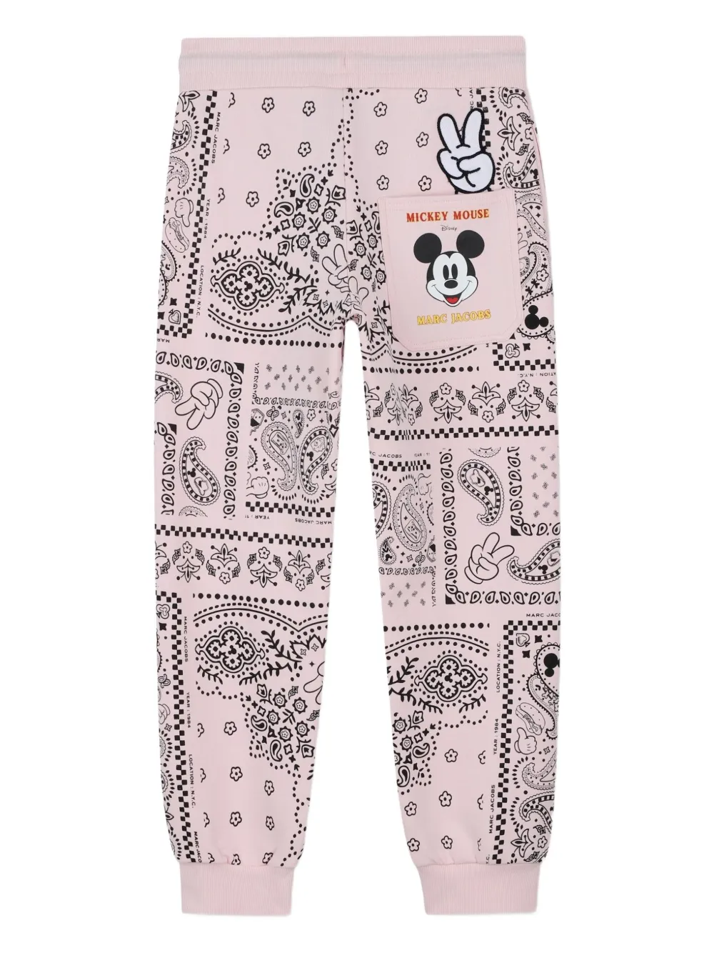 Marc Jacobs Kids x Disney trainingsbroek met bandanaprint PINK