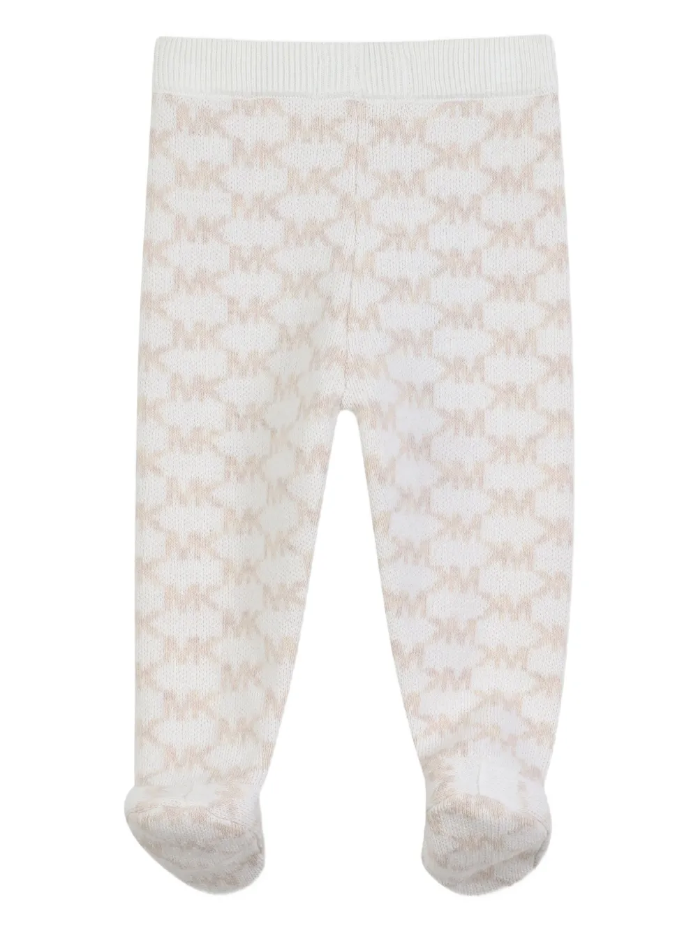 Michael Kors Kids Gebreide broeken set Beige