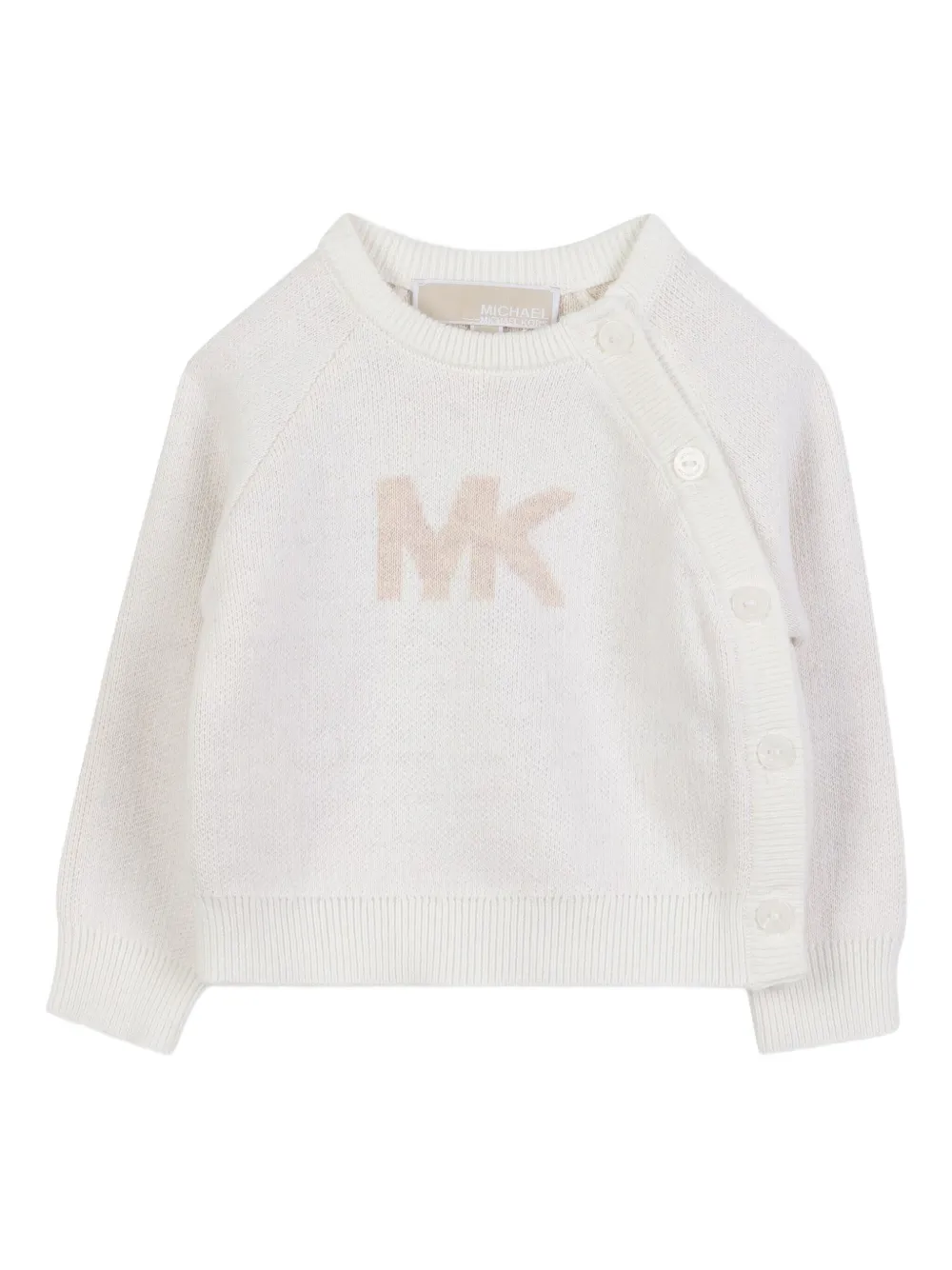 Michael Kors Kids Gebreide broeken set Beige