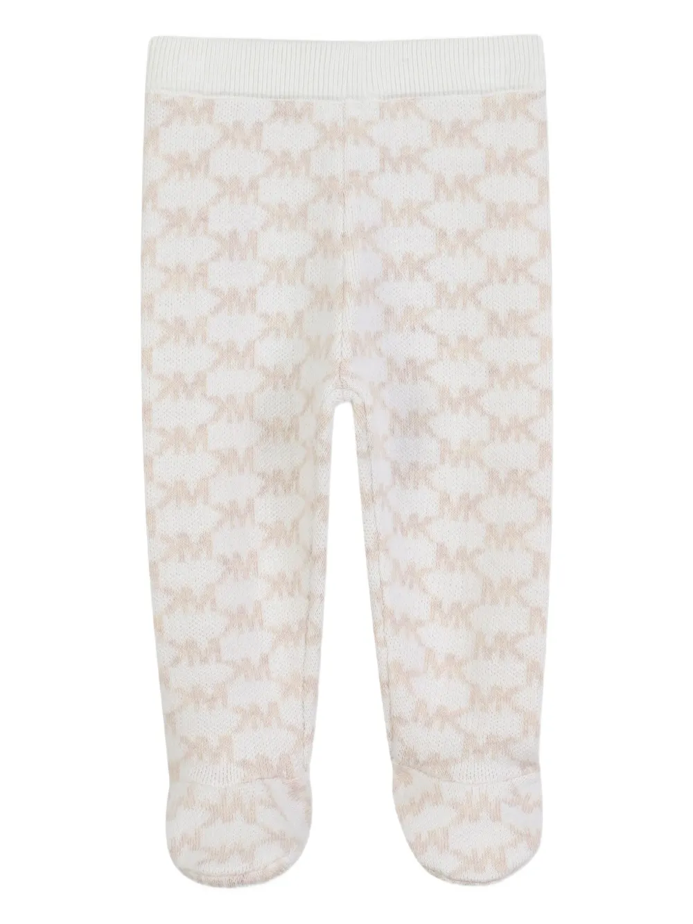 Michael Kors Kids Gebreide broeken set Beige