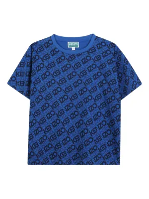 Kenzo Kids エレファント Tシャツ | ブルー | FARFETCH JP
