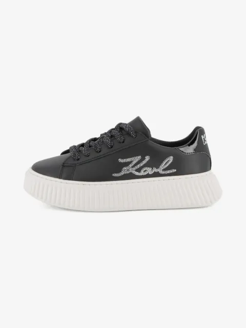 Karl Lagerfeld Kids rhinestone-embellished sneakers