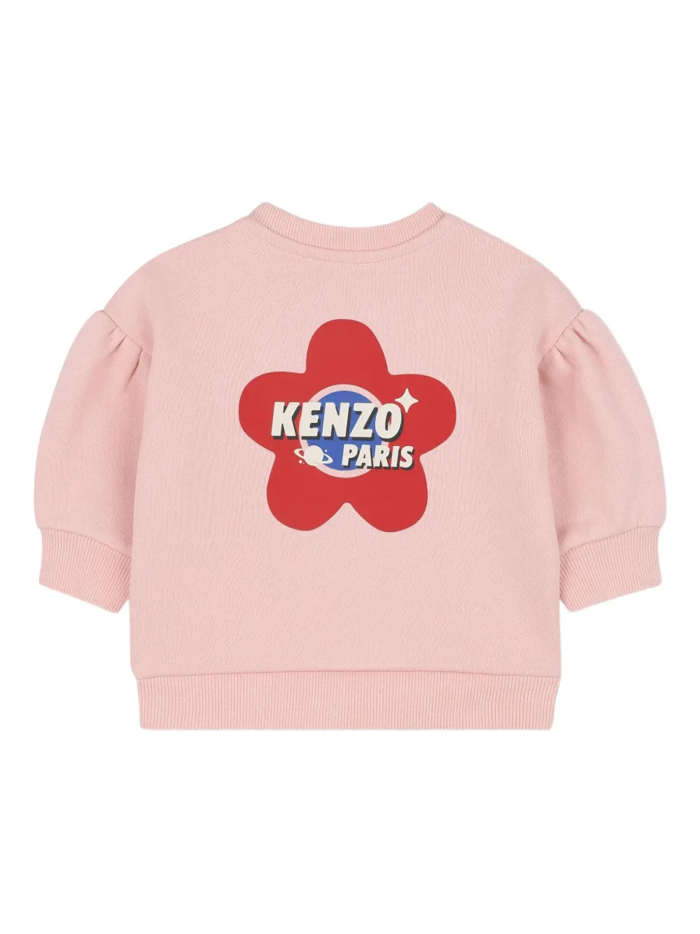 Kenzo Kids Trainingspak met pofmouwen en logoprint Roze