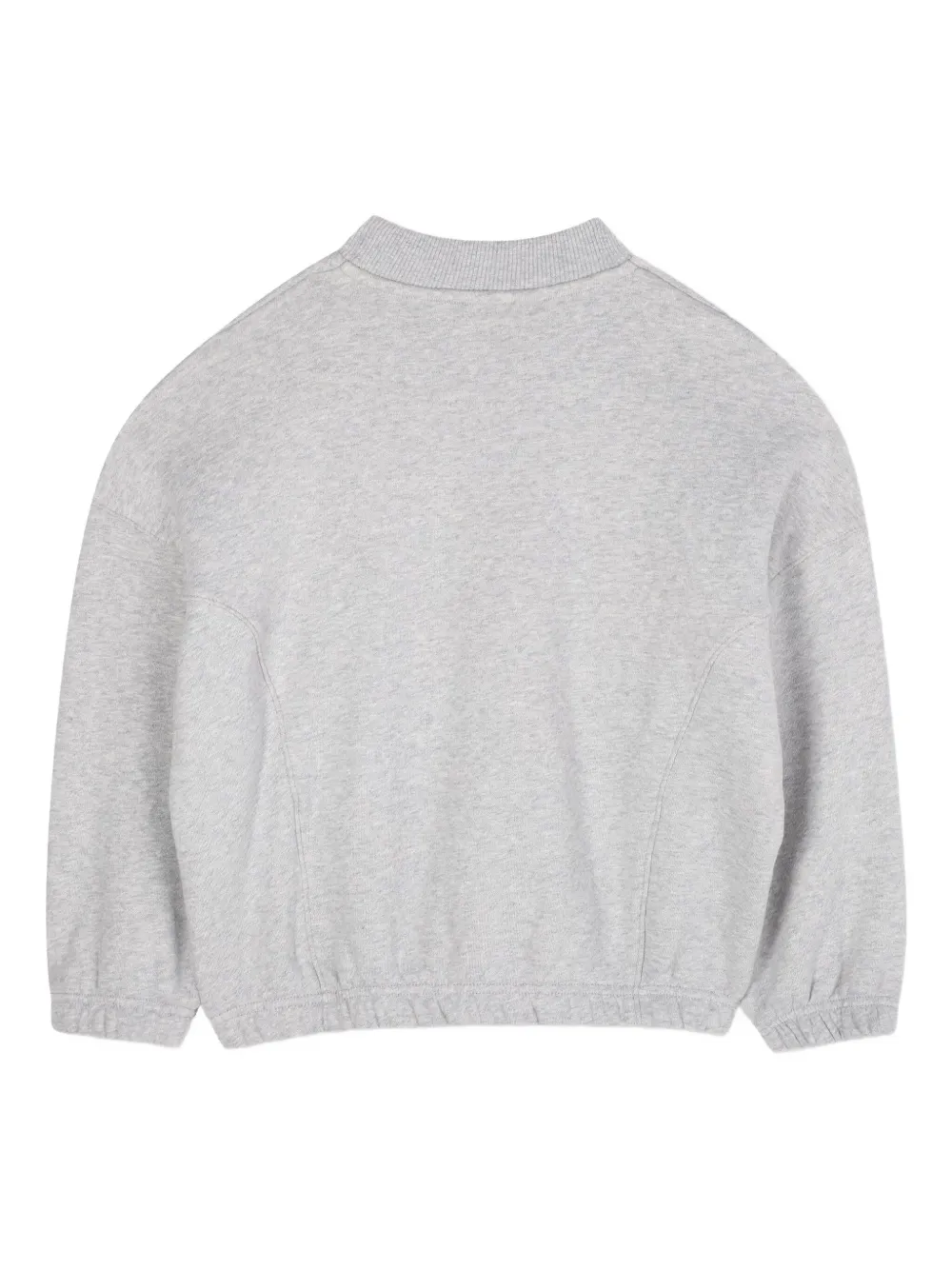 Kenzo Kids Sweater met metallic grafische print Grijs