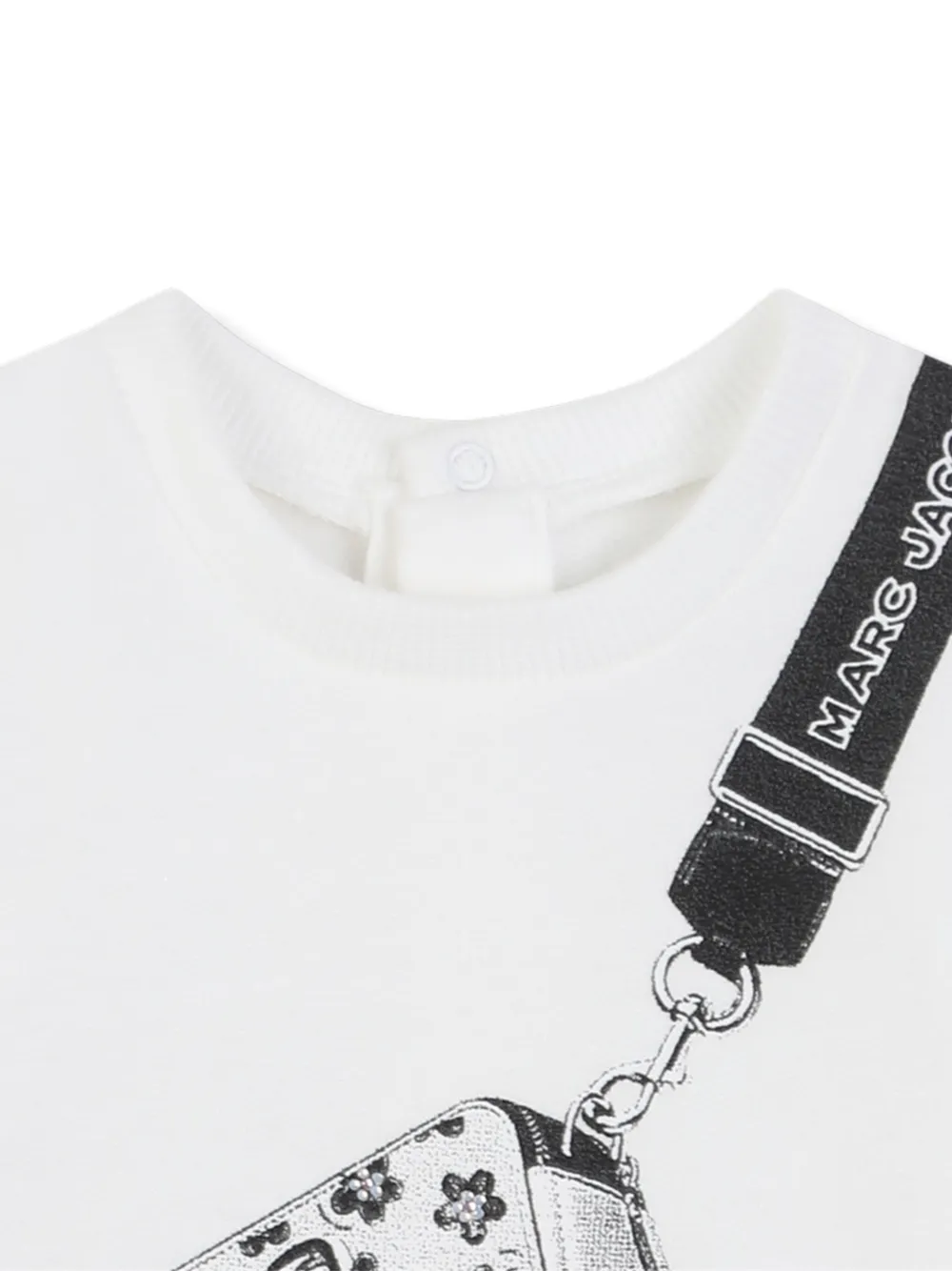 Marc Jacobs Graphic-print Layered Dress In White