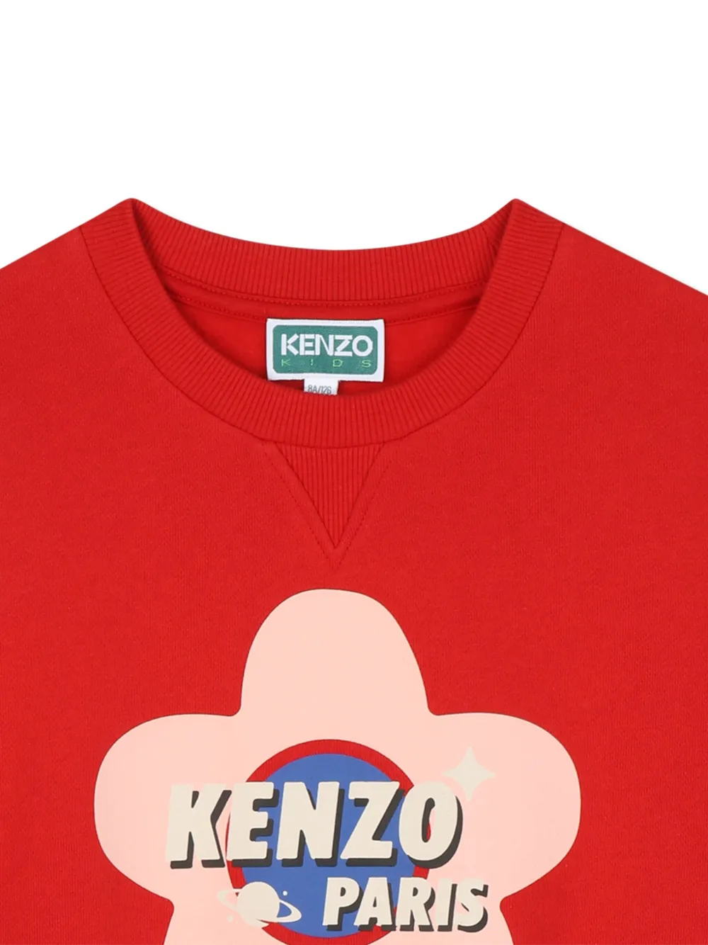 Kenzo Kids Sweater met bloemenprint Rood
