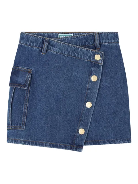 Kenzo Kids asymmetrisk jeanskjol