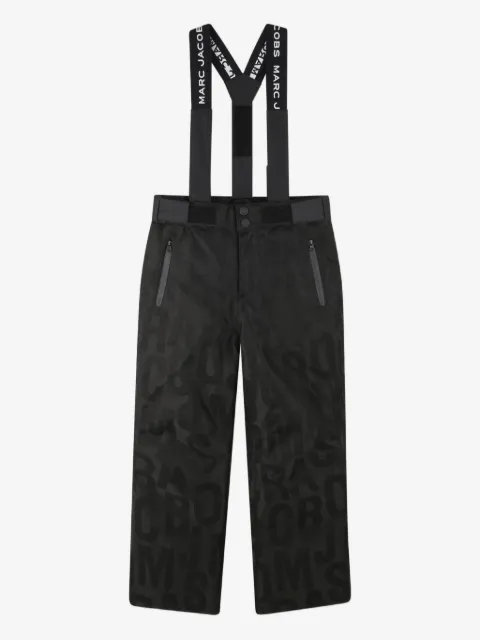 Marc Jacobs Kids logo-print dungarees