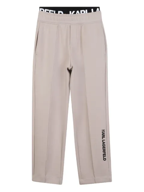 Karl Lagerfeld Kids Calça jogger com cós elástico