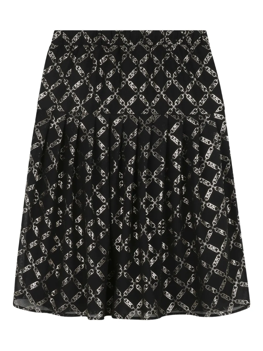 Michael Kors Kids Plooirok met print Zwart