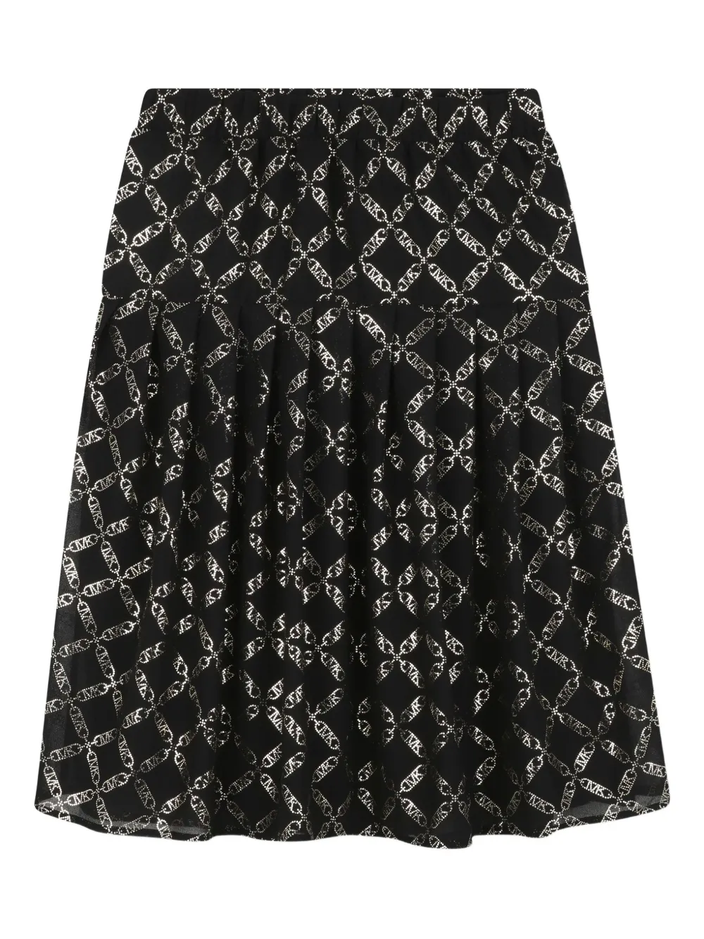 Michael Kors Kids Plooirok met print Zwart