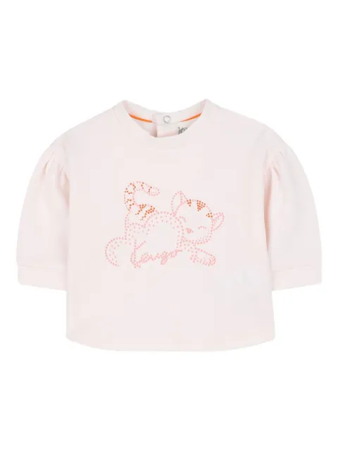 Kenzo Kids cat-print two-piece set