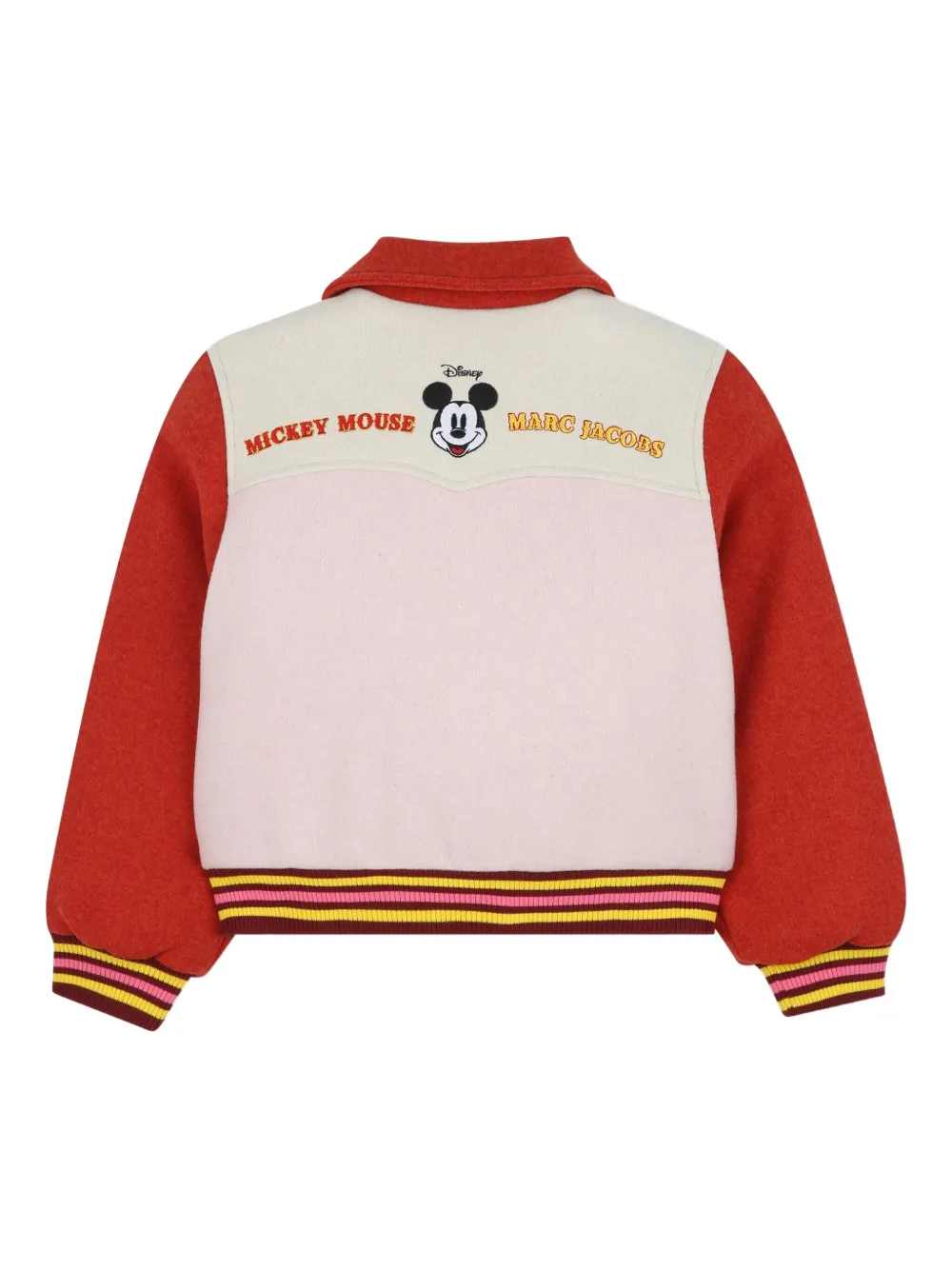Marc Jacobs Two-tone Embroidered Bomber Jacket In Multi