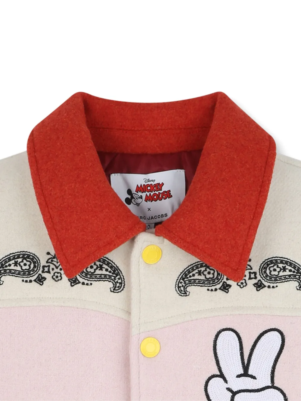 Marc Jacobs Two-tone Embroidered Bomber Jacket In Multi