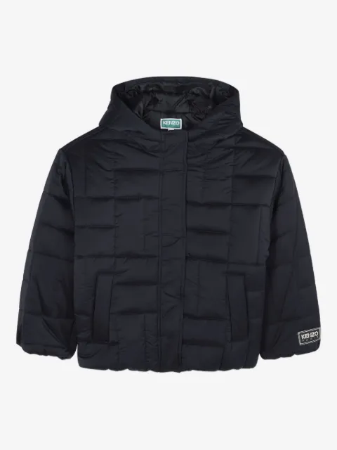 Kenzo Kids padded hooded jacket