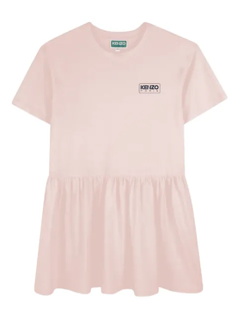 Kenzo Kids T-shirtjurk met logoprint