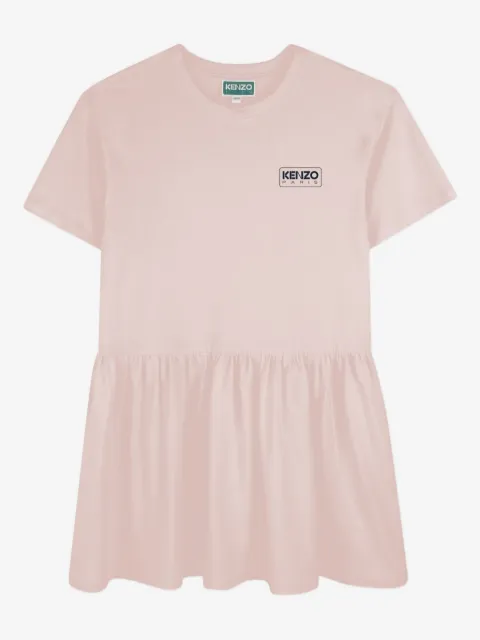 Kenzo Kids logo-print T-shirt dress