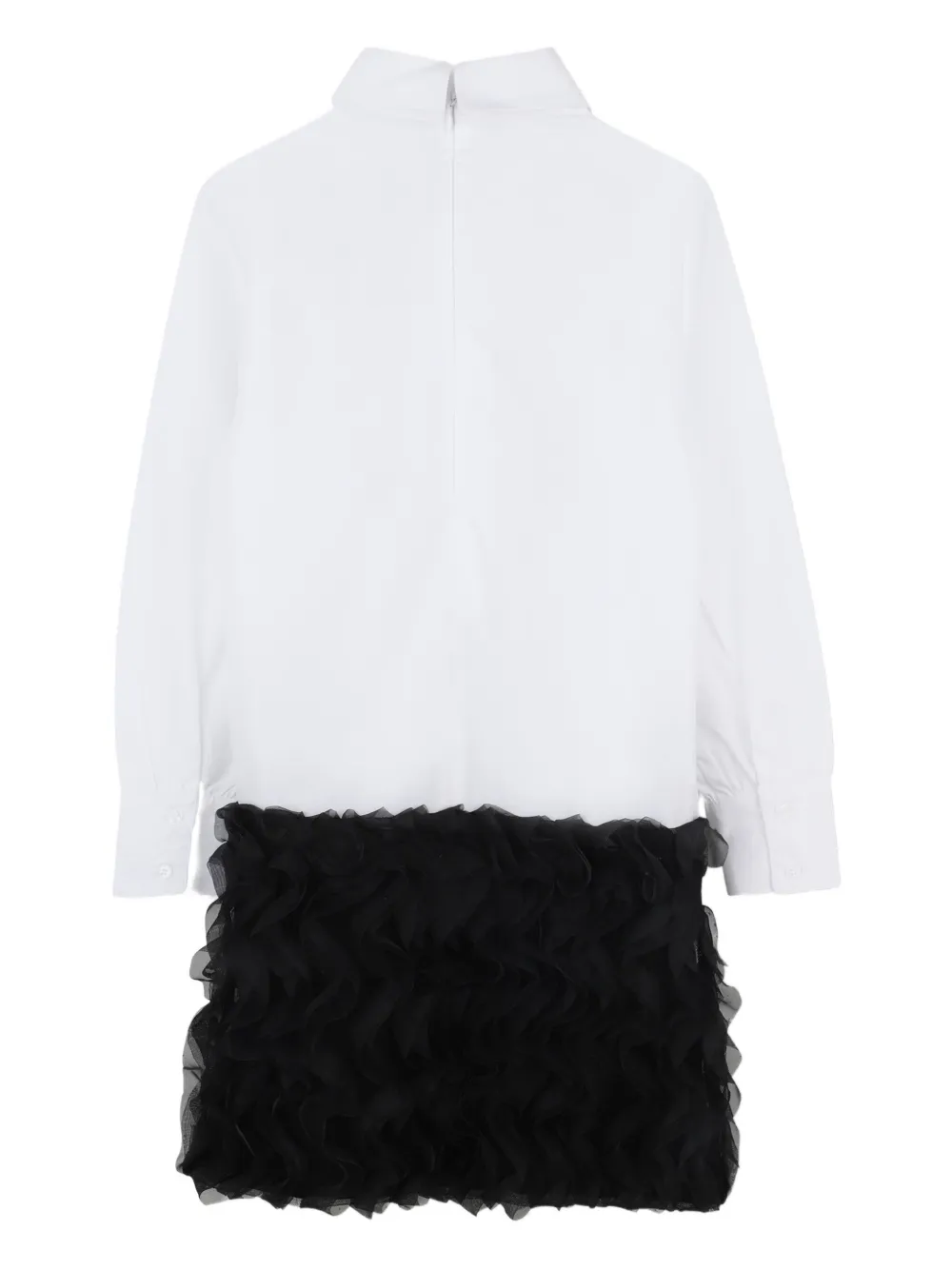 Karl Lagerfeld Kids Shirtjurk met ruches Wit