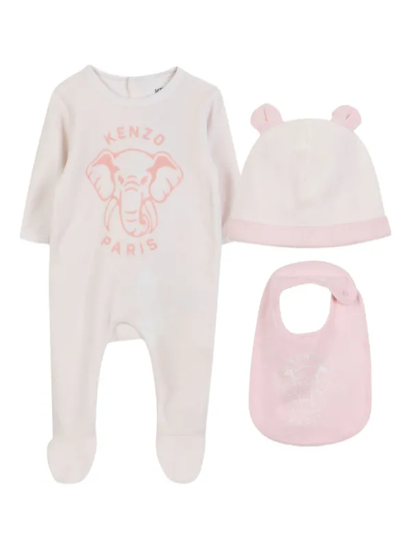 Kenzo Kids プリント ベビーウェア セット | ホワイト | FARFETCH JP