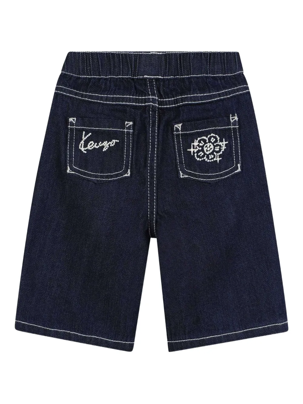 Kenzo Kids Spijkershorts Blauw