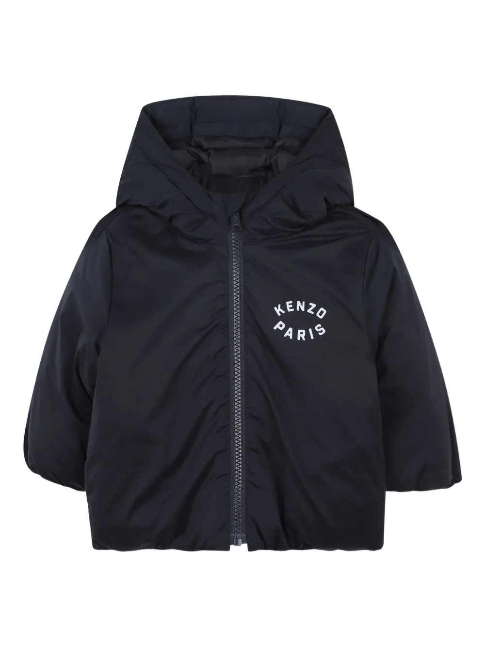 Kenzo Kids Donsjack met capuchon 845 NAVY