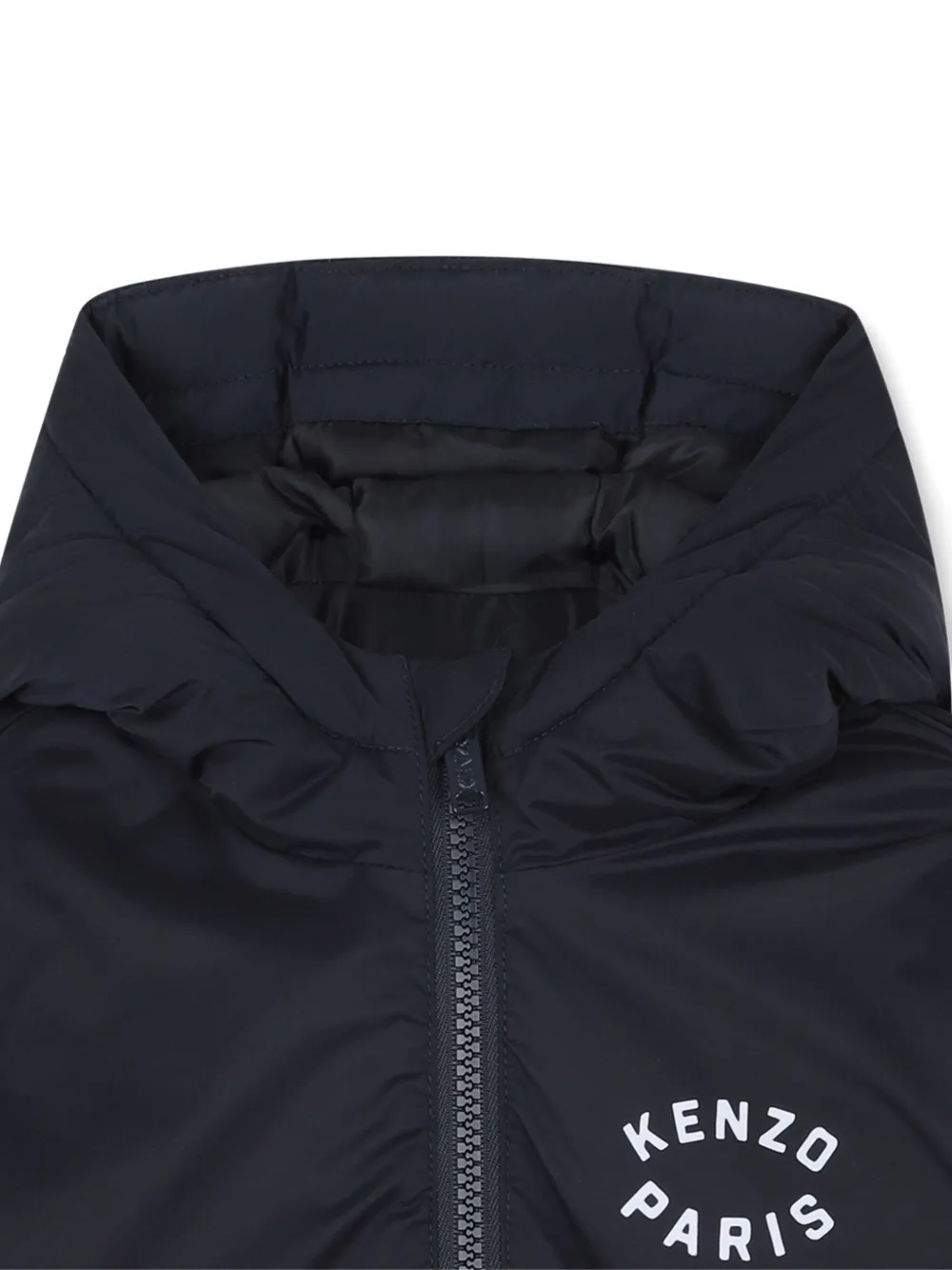 Kenzo Kids Donsjack met capuchon 845 NAVY