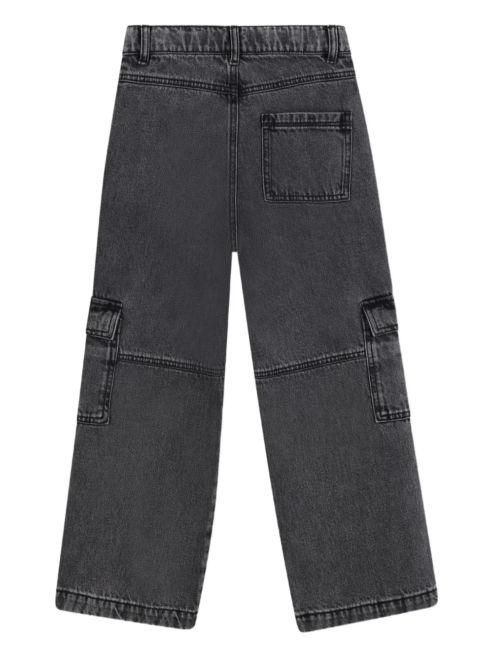 Michael Kors Kids Jeans met cargo zak Zwart
