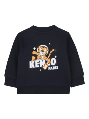 Gucci Kids ロゴ ジップ パーカー | ブルー | FARFETCH JP