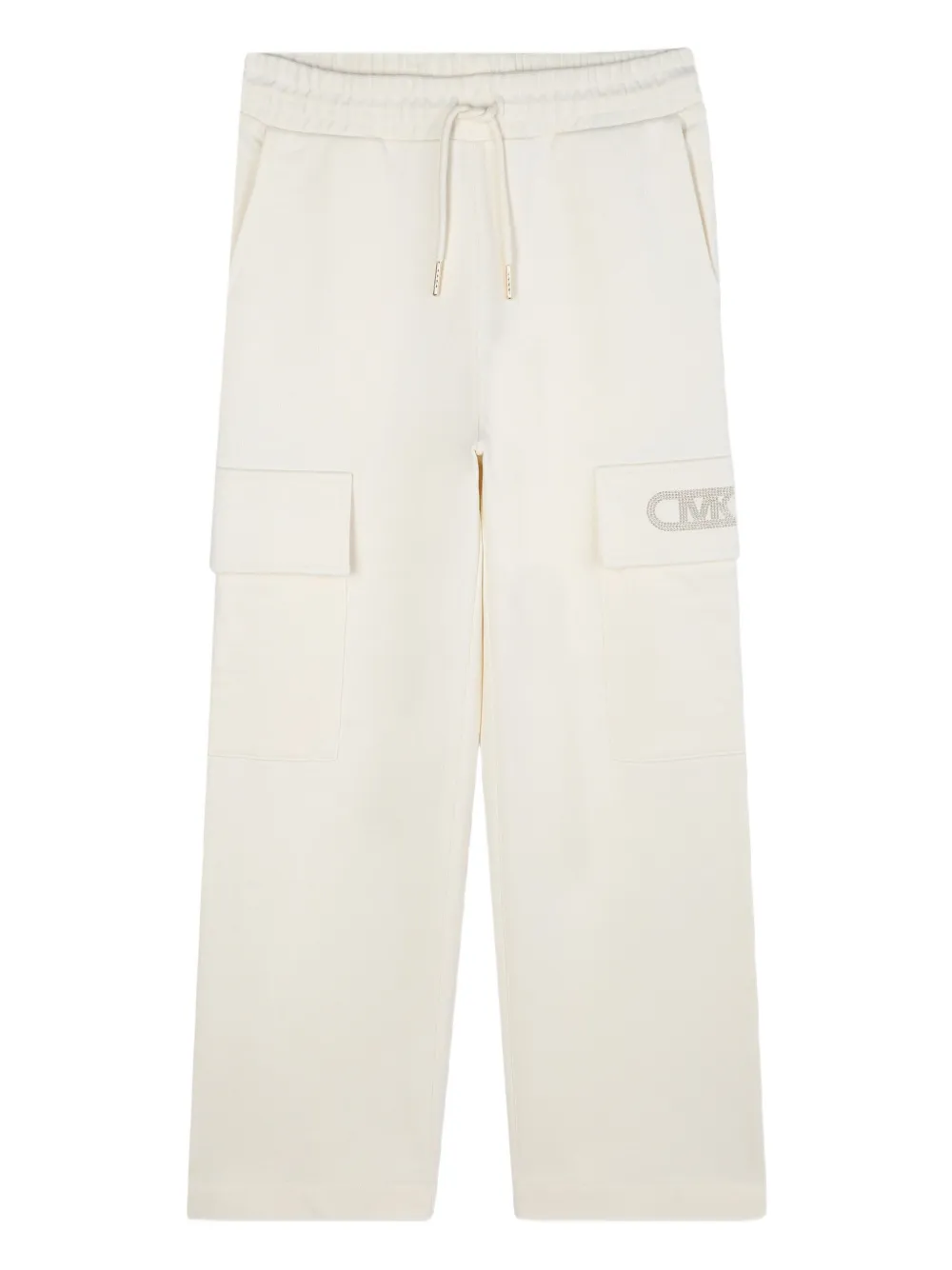 Michael Kors Kids' Cargo Track Pants In White