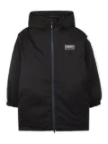 Kenzo Kids hooded padded coat - Black