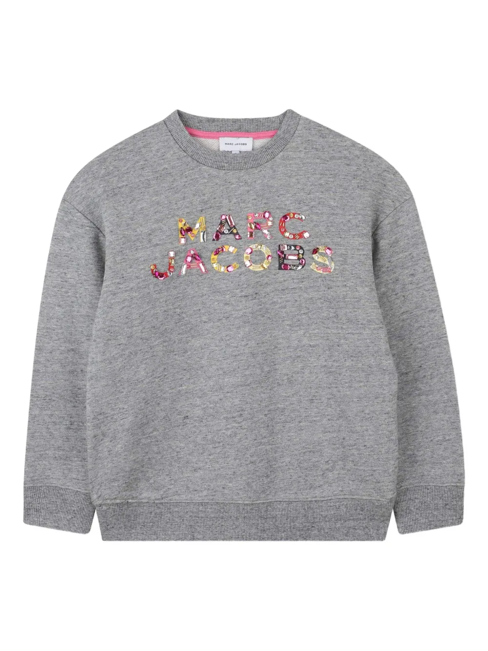 Marc Jacobs Kids Sweater verfraaid met pailletten Grijs