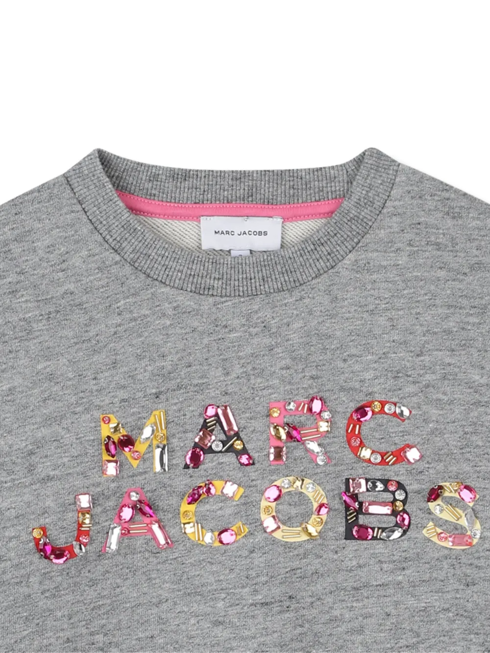 Marc Jacobs Kids Sweater verfraaid met pailletten Grijs