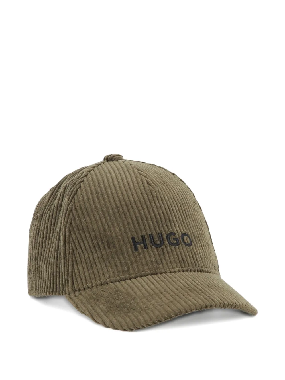 HUGO KIDS Ribfluwelen pet Groen
