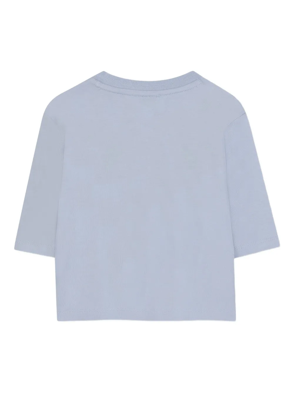 Kenzo Kids T-shirt met tijgerprint Blauw
