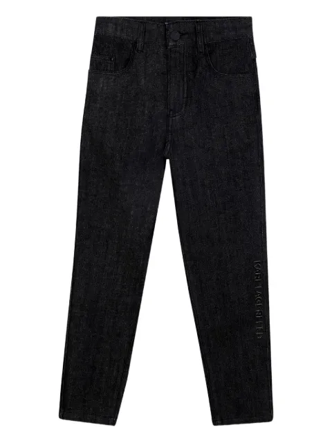 Karl Lagerfeld Kids high-waisted jeans