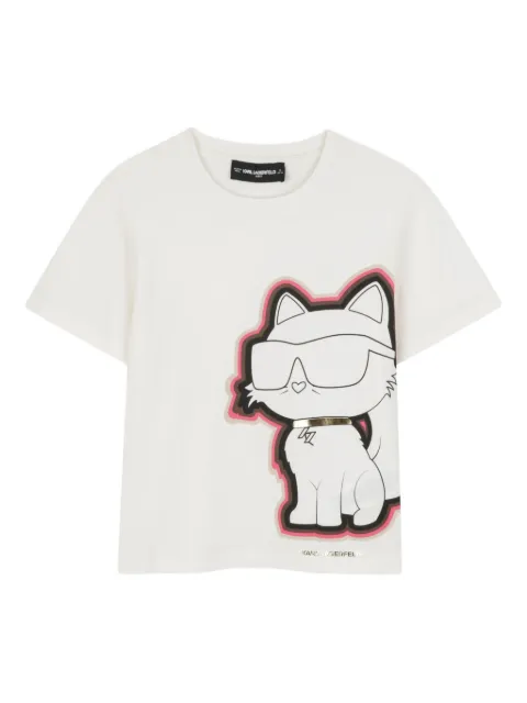 Karl Lagerfeld Kids Choupette-print T-shirt