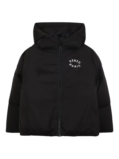 Kenzo Kids padded hooded jacket