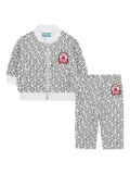 Kenzo Kids geometric-print tracksuit set - White