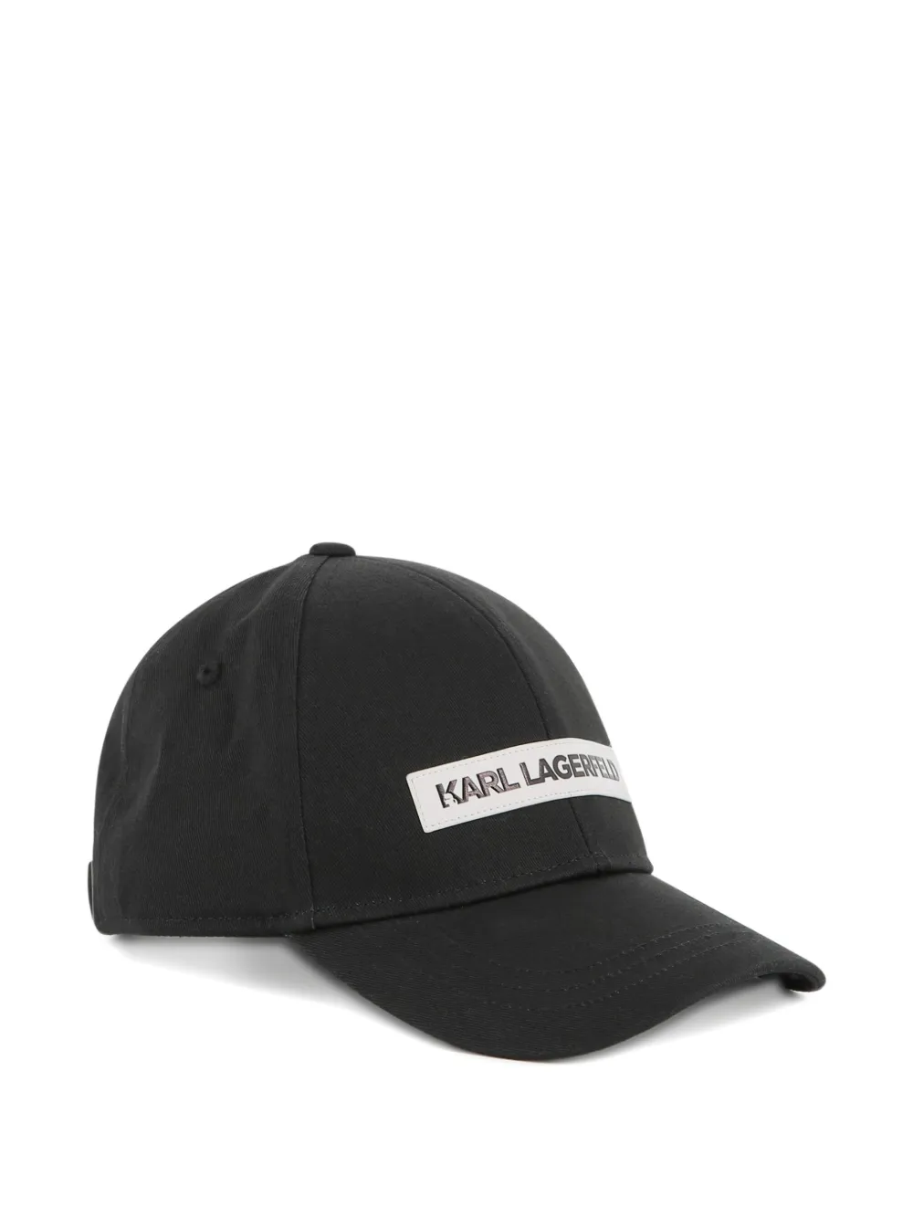 Karl Lagerfeld Kids Honkbalpet met logopatch Zwart