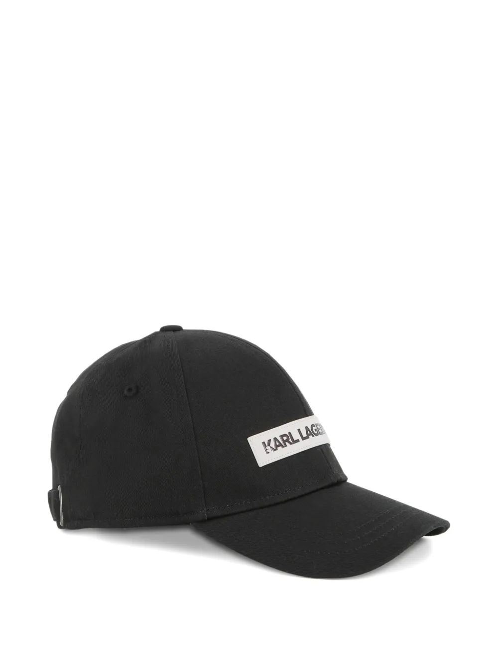 Karl Lagerfeld Kids Honkbalpet met logopatch Zwart